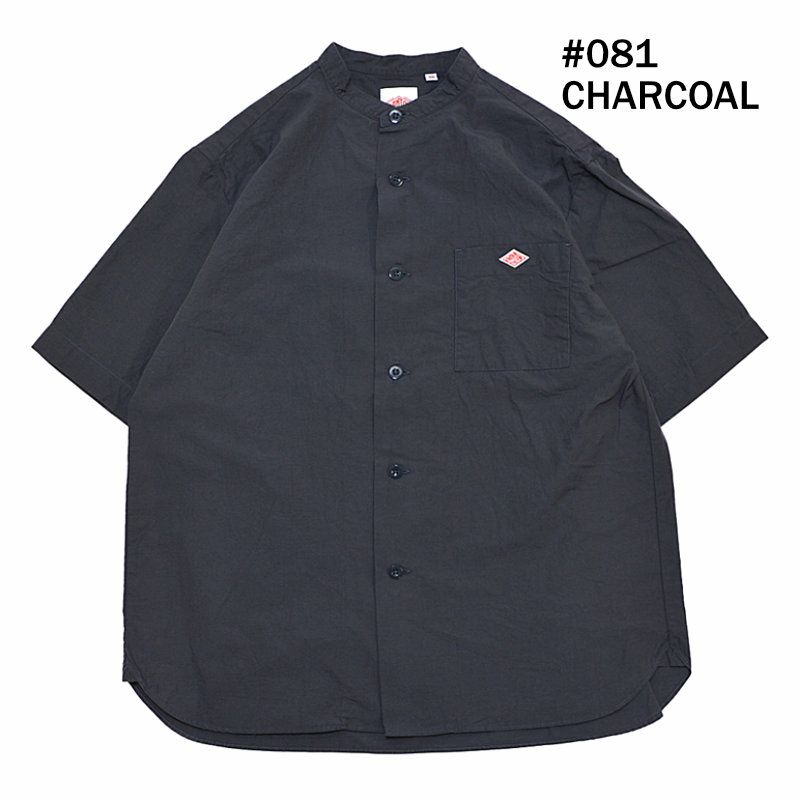 Ra9/メンズ/DANTON【ダントン】JD-3788SCLコットンリネンソリッドバンドカラーシャツ【正規取扱】2024春夏