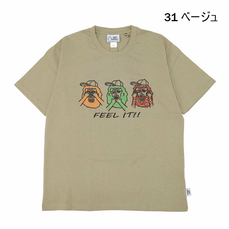 Ya2/ジムマスターGYMMASTER/Tシャツ/7.4ozFEELIT!刺繍Tee/G521792/メンズ【正規取扱】