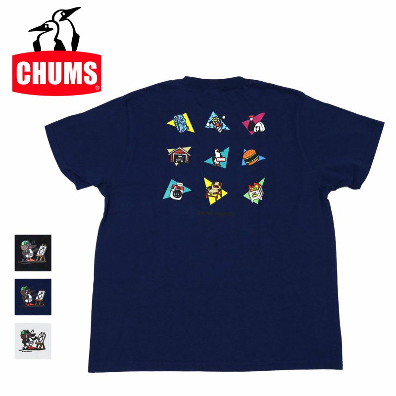 Ya2/チャムスCHUMS/Tシャツ/かせきさいだぁアラカルトT/CH01-2555/メンズ【正規取扱】
