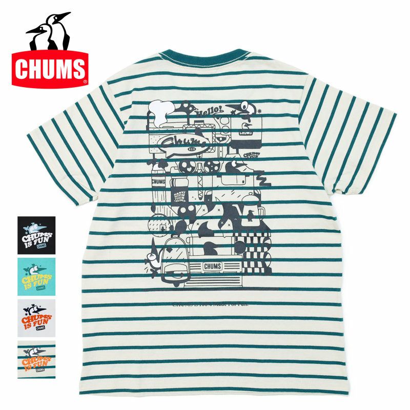 Ya2/チャムスCHUMS/カットソー/チャムスイズファンTシャツ/CH01-2522/レディース【正規取扱】