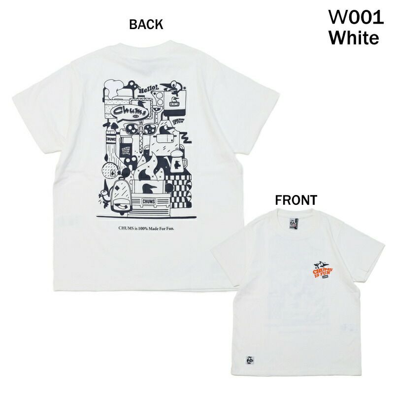 Ya2/チャムスCHUMS/カットソー/チャムスイズファンTシャツ/CH01-2522/レディース【正規取扱】