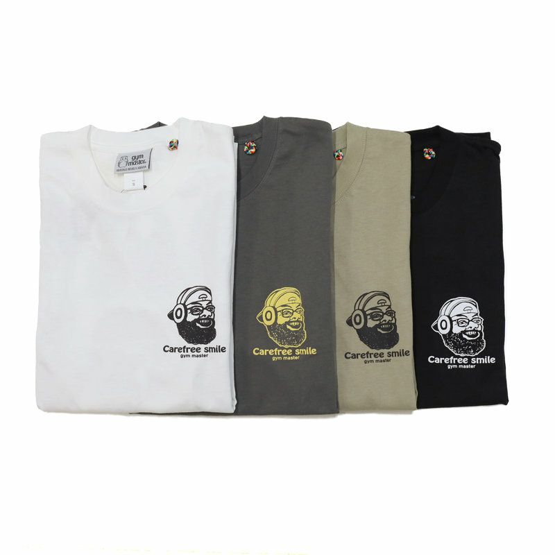 Ya2/ジムマスターGYMMASTER/Tシャツ/7.4ozcarefreesmileビッグTee/G521796/メンズ【正規取扱】