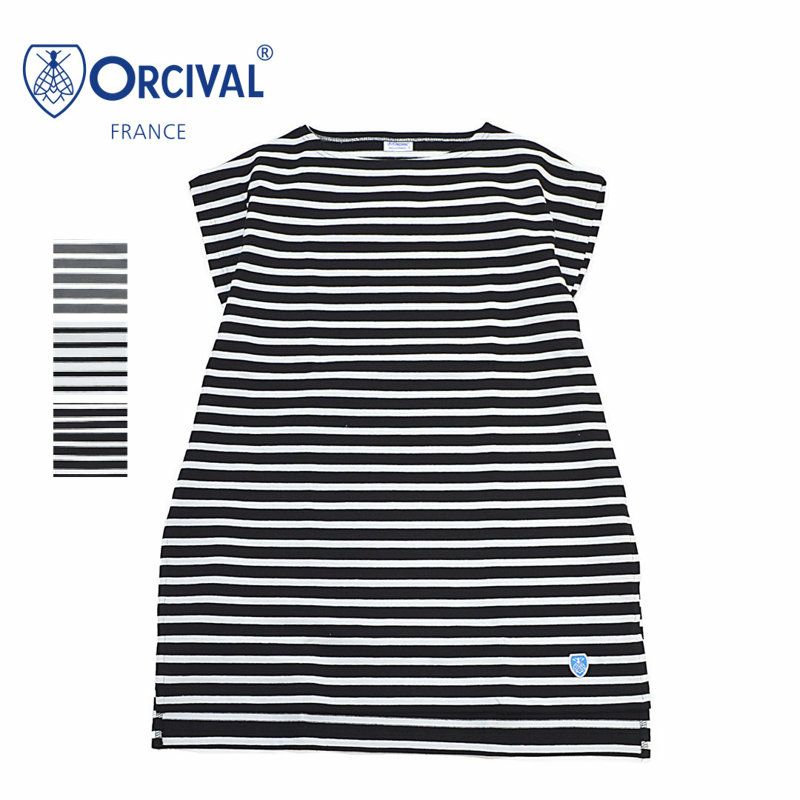 Ya2/レディース/ORCIVAL【オーシバル】B262ロングスリットスリーブレスボートネックプルオーバー【正規取扱】2024春夏