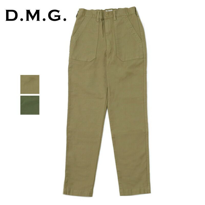 Ya2/ディーエムジーD.M.G./DMGドミンゴパンツ/バックサテンストレッチレグレットベーカーパンツ/14-0292T/レディース【正規取扱】