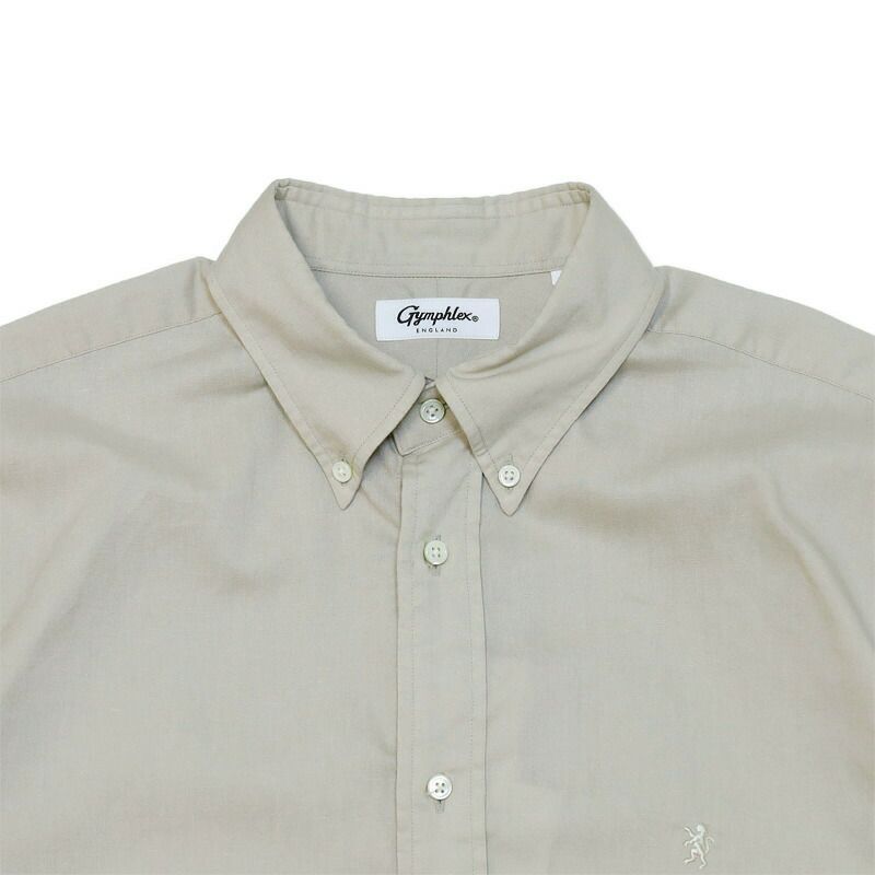 Ya2/ジムフレックスGymphlex/シャツ/リネンポリエステルクロスボタンダウン半袖シャツ/GY-B0244LIP/メンズ【正規取扱】
