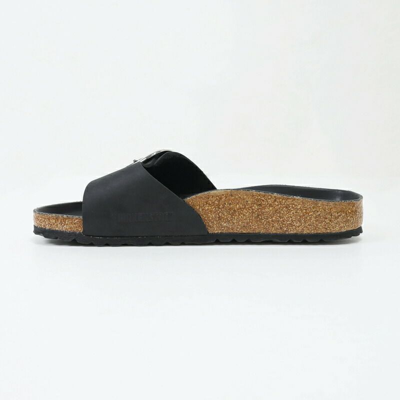 Ya2/ビルケンシュトックBIRKENSTOCK/サンダル/MadridBigBuckleマドリッドビッグバックルオイルドレザーブラック/1006523/レディース【正規取扱】