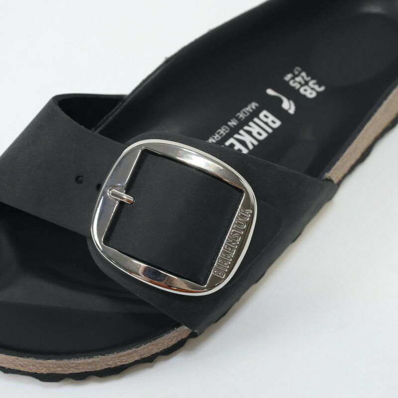 Ya2/ビルケンシュトックBIRKENSTOCK/サンダル/MadridBigBuckleマドリッドビッグバックルオイルドレザーブラック/1006523/レディース【正規取扱】