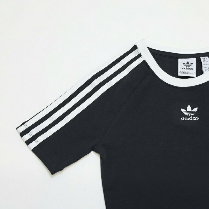 Ya2/アディダスADIDAS/Tシャツカットソー/スリーストライプス半袖ベビーTシャツ/KNZ20/レディース【正規取扱】