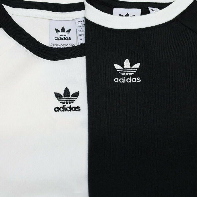 Ya2/アディダスADIDAS/Tシャツカットソー/スリーストライプス半袖ベビーTシャツ/KNZ20/レディース【正規取扱】