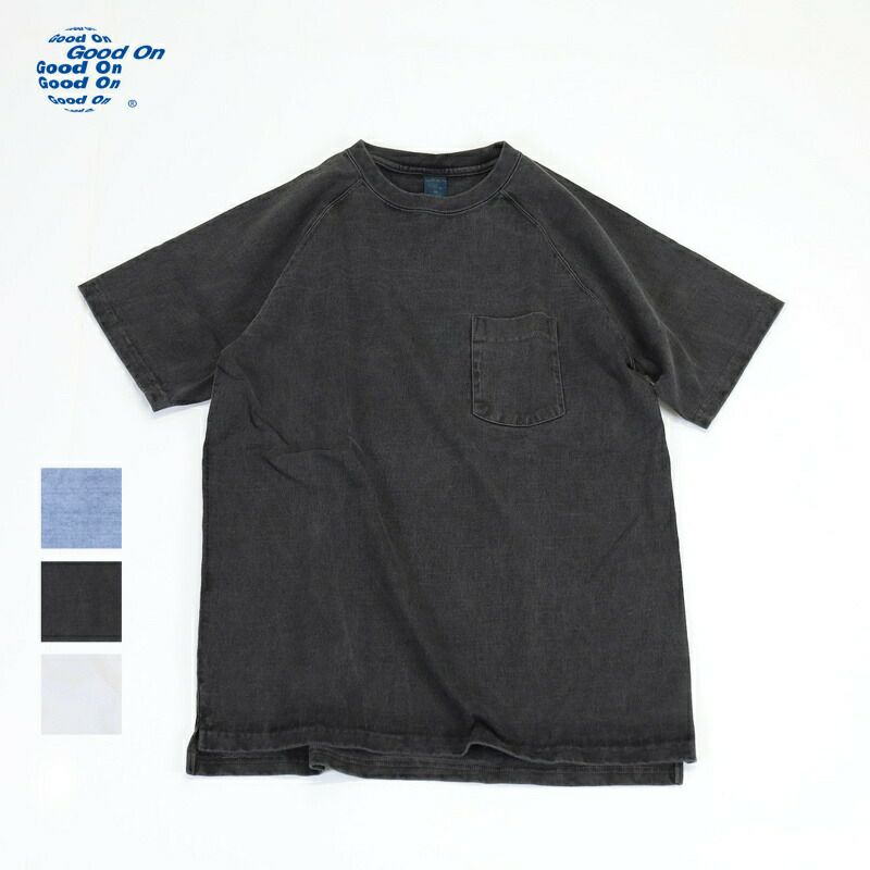 Ya2/グッドオンGOODON/カットソー/ショートスリーブブラックリンガーTシャツ/GOST1101/メンズ【正規取扱】