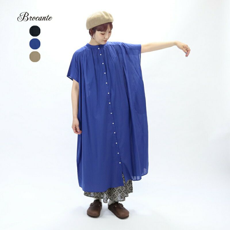 Ya2/ブロカントBrocante/ワンピース/インドボイルフロンセワンピース/37-0269X/レディース【正規取扱】