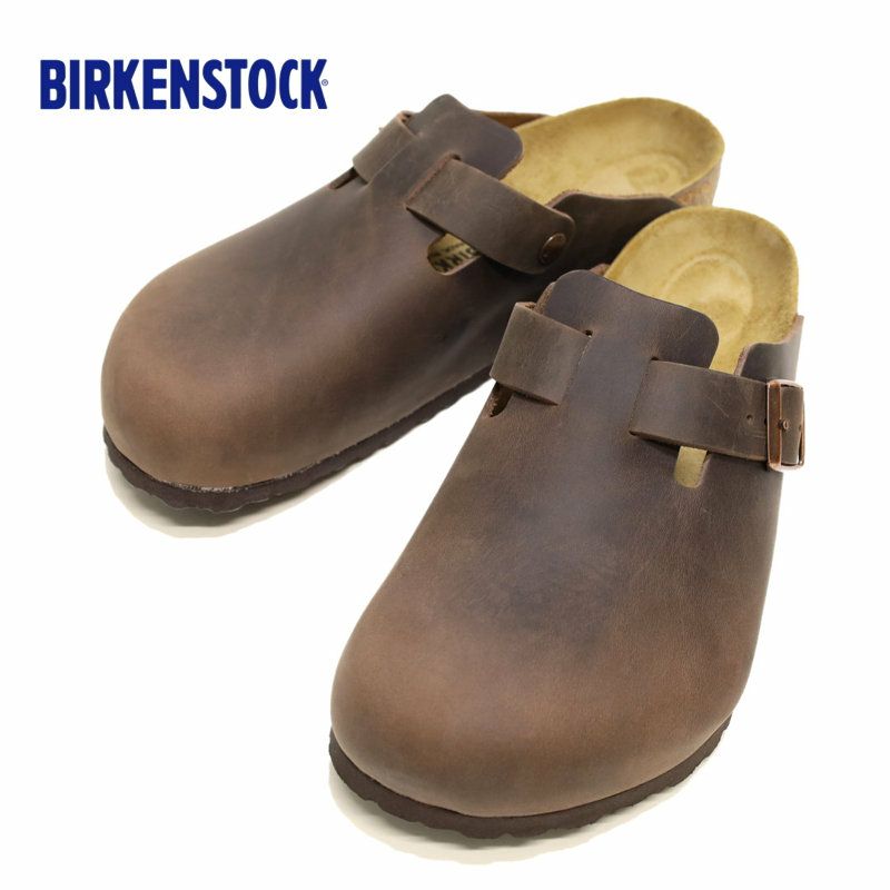 ビルケンシュトックBIRKENSTOCK/サンダル/ボストンBOSTONオイルドレザー-ハバナ/860131/メンズ【正規取扱】