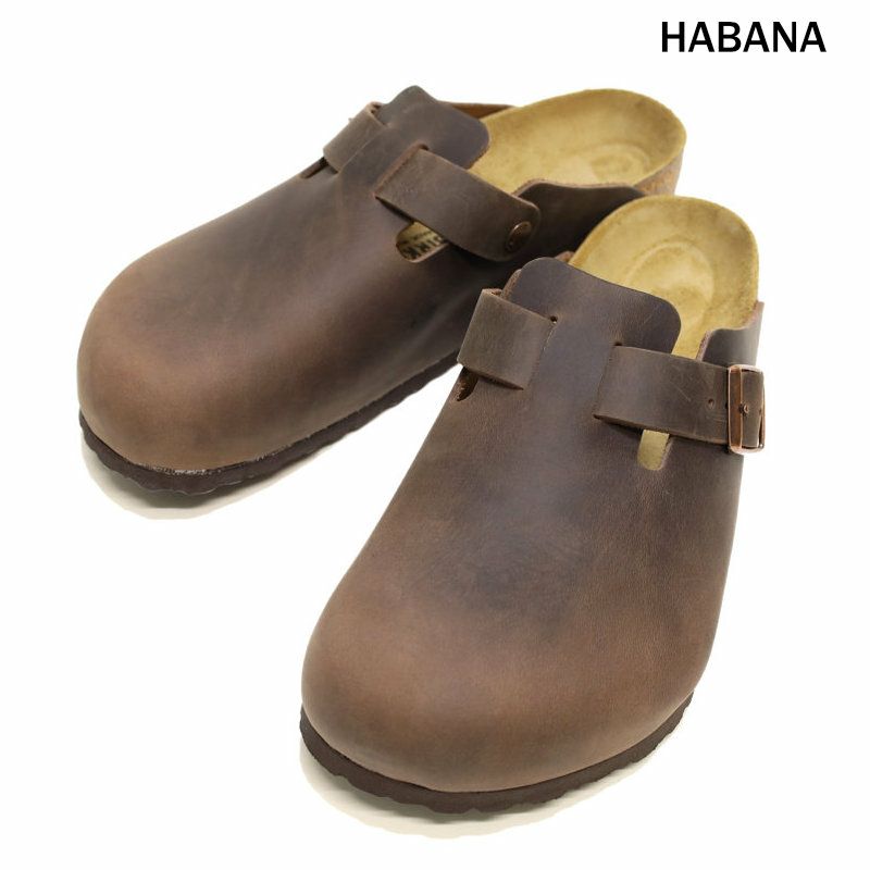 ビルケンシュトックBIRKENSTOCK/サンダル/ボストンBOSTONオイルドレザー-ハバナ/860131/メンズ【正規取扱】