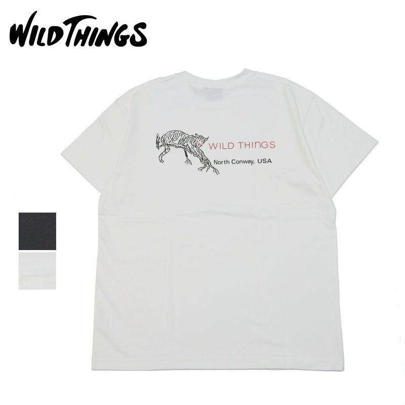 Ya2/ワイルドシングスWILDTHINGS/Tシャツ/ワイルドキャット/WT25067SK/メンズ【正規取扱】