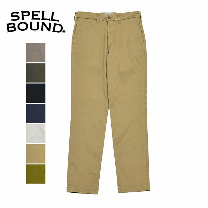 新品 SPELLBOUND 定番リラクシングトラウザー ISKO BROWN34 スペルバウンド Spellbound/ISKO リラクシングトラウザー 43