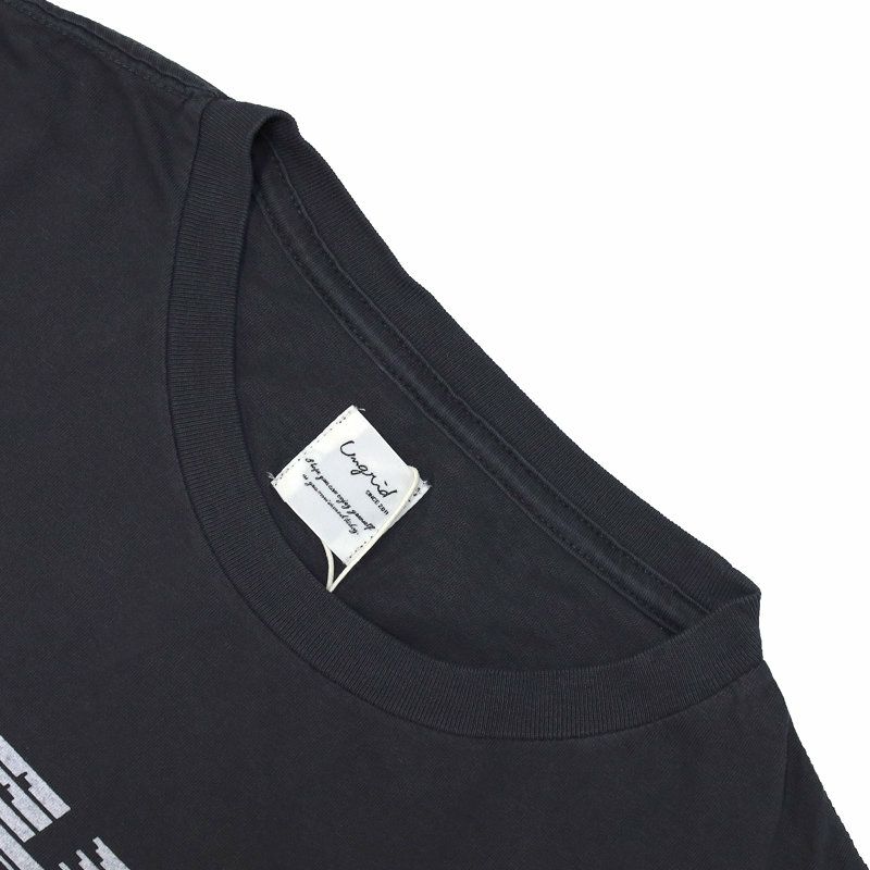 Ya2/アングリッドUngrid/Tシャツカットソー/ツアーロゴルーズTee/112522737301レディース【正規取扱】
