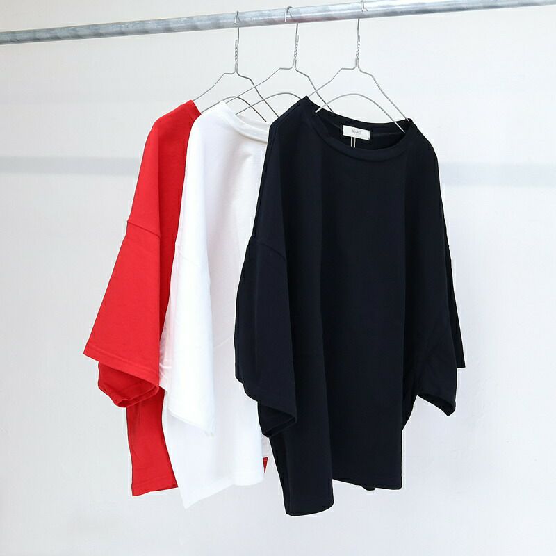 Ya2/ナルNARU/Tシャツカットソー/40/2CLASSIC天竺5分袖ワイドプルオーバー/648030/レディース【正規取扱】