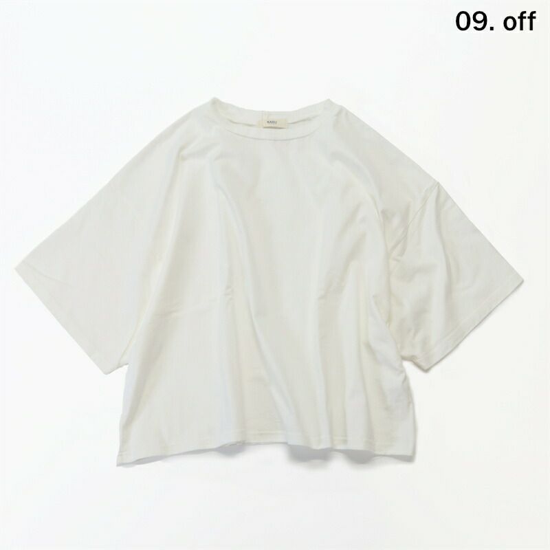 Ya2/ナルNARU/Tシャツカットソー/40/2CLASSIC天竺5分袖ワイドプルオーバー/648030/レディース【正規取扱】