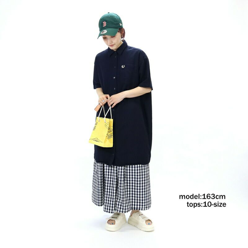 Ya2/【20%OFF】フレッドペリーFREDPERRY/シアサッカーシャツワンピース/D9175/レディース【正規取扱】