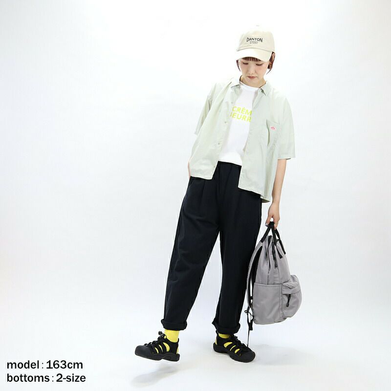 Ya2/【20%OFF】ブロカントBrocante/イージーパンツ/綿麻アムンゼンクロスドーミーパンツ/33-0398X/レディース【正規取扱】
