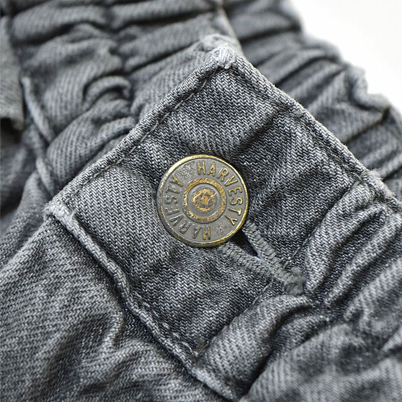 Ya2/レディース/HARVESTY【ハーベスティ】A12410ブラックデニムサーカスパンツ(グレーフェード)【正規取扱】2024春夏