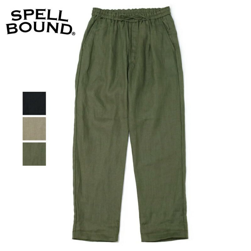 Ya2/スペルバウンドSpellbound/パンツ/リネンキャンバスリラックスイージーパンツ/43-0908L/メンズ【正規取扱】