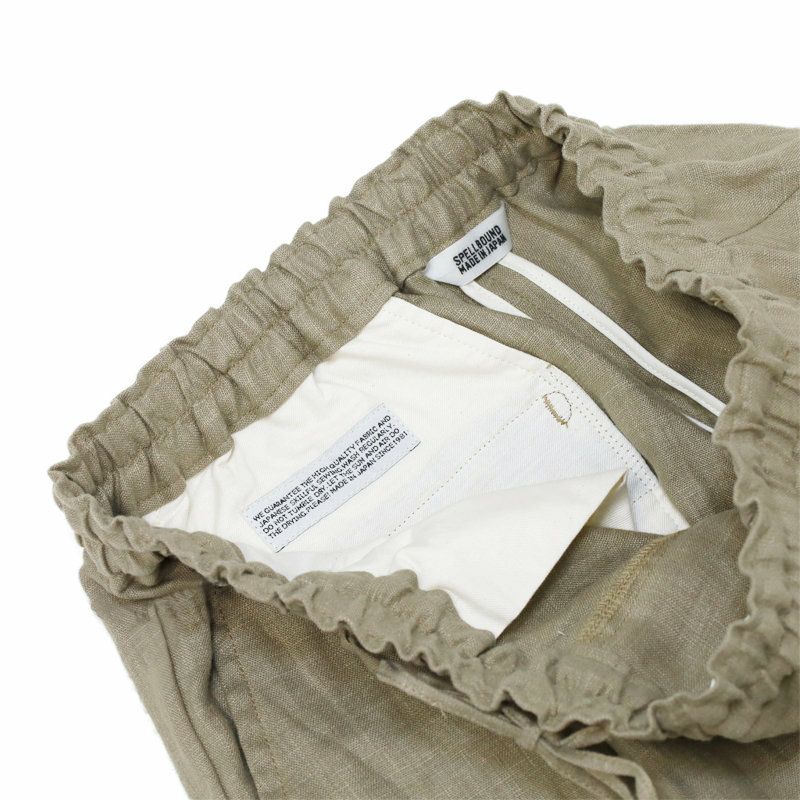 Ya2/スペルバウンドSpellbound/パンツ/リネンキャンバスリラックスイージーパンツ/43-0908L/メンズ【正規取扱】