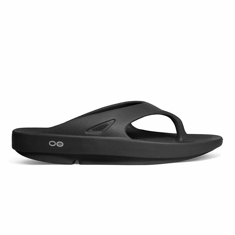OOFOS ブラック ビーチサンダル M8 W10 imgrc0105065458.jpg