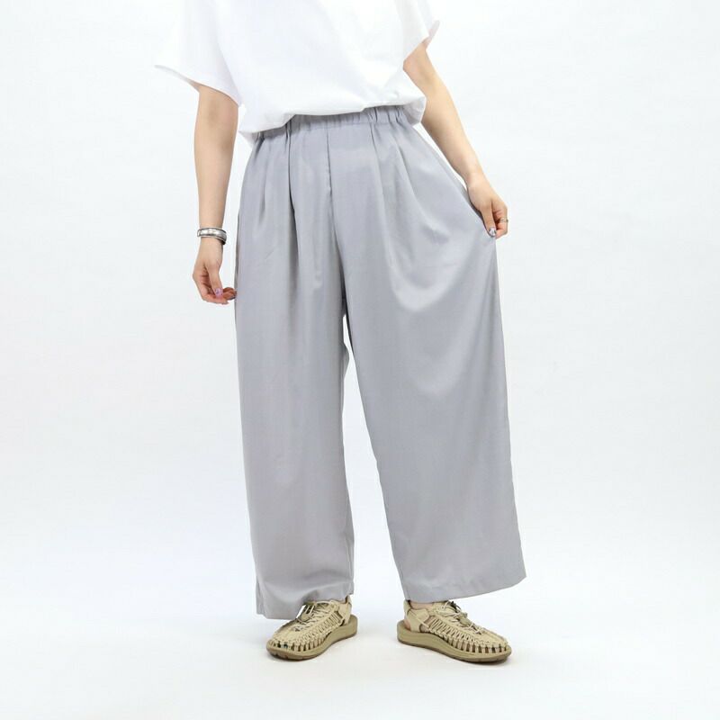 Ya2/ナルNARU/パンツ/トロンとツイルタックワイドパンツ/661921/レディース【正規取扱】