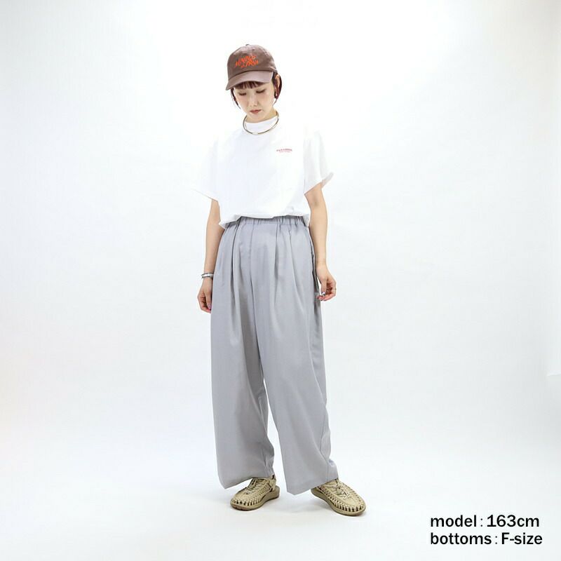 Ya2/ナルNARU/パンツ/トロンとツイルタックワイドパンツ/661921/レディース【正規取扱】