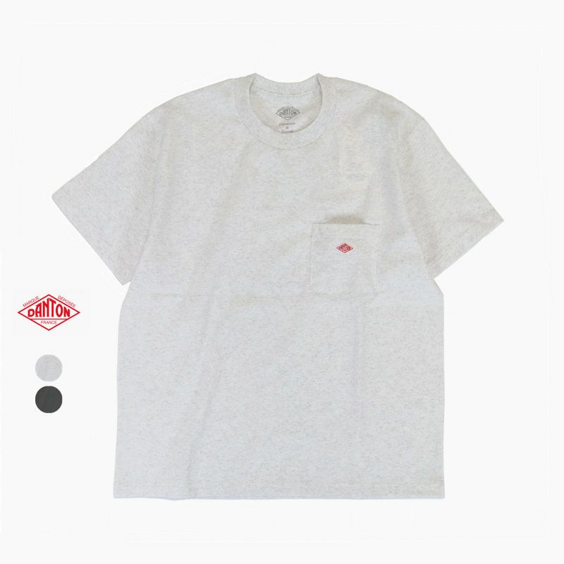 Ya2/ダントンDANTON/Tシャツカットソー/ショートスリーブポケットTシャツ無地/DT-C0197TCB/レディース【正規取扱】
