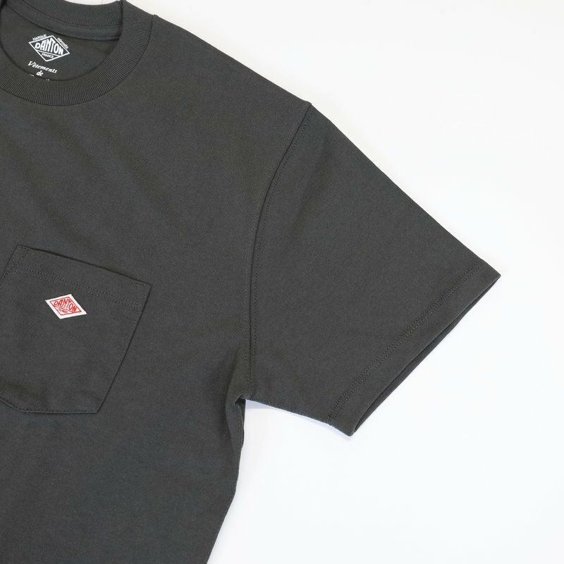 Ya2/ダントンDANTON/Tシャツカットソー/ショートスリーブポケットTシャツ無地/DT-C0197TCB/レディース【正規取扱】