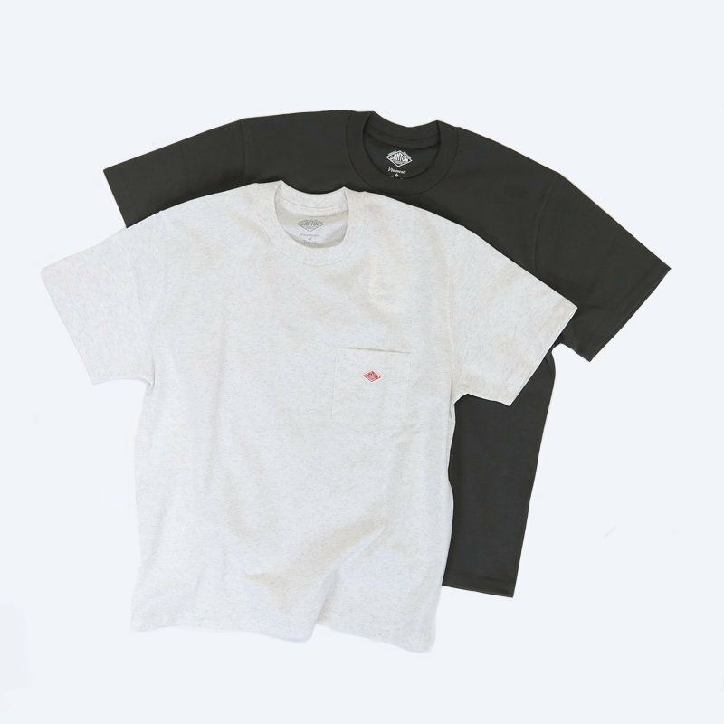 Ra9/ダントンDANTON/Tシャツカットソー/ショートスリーブポケットTシャツ無地/DT-C0197TCB/レディース【正規取扱】