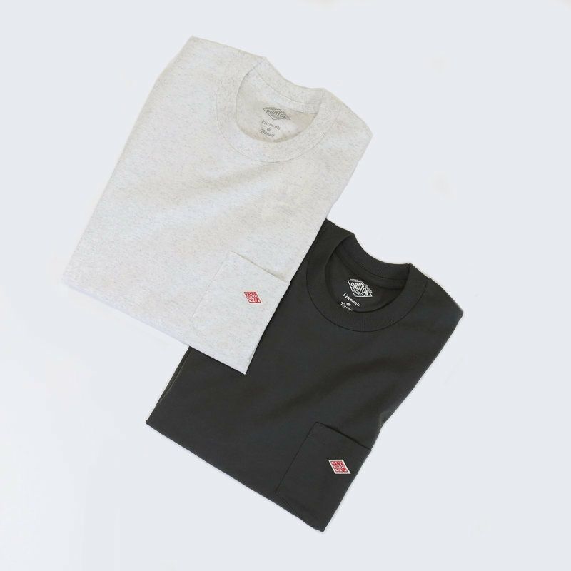 Ra9/ダントンDANTON/Tシャツカットソー/ショートスリーブポケットTシャツ無地/DT-C0197TCB/レディース【正規取扱】