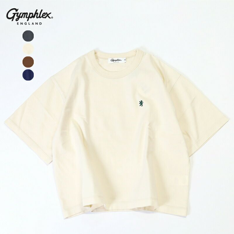 Ya2/ジムフレックスGymphlex/Tシャツカットソー/刺繍ロゴTシャツ/GY-C0446COM/レディース【正規取扱】