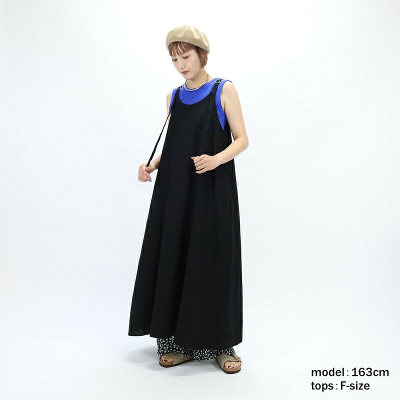 Ya2/アングリッドUngrid/ワンピース/リネン混ショルダーデザインキャミワンピース/1125303600/レディース【正規取扱】