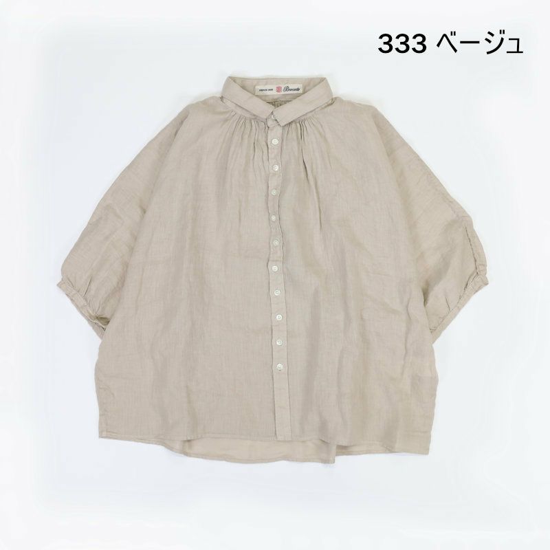 Ya2/ブロカントBrocante/シャツ/リネンキャンバスグランシャツ/36-0340L/レディース【正規取扱】