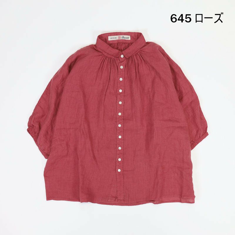 Ya2/ブロカントBrocante/シャツ/リネンキャンバスグランシャツ/36-0340L/レディース【正規取扱】
