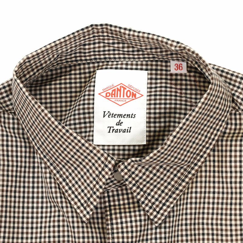 Ra9/ダントンDANTON/ワンピース/プランサーボタンシャツワンピース/DT-G0106PPU/レディース【正規取扱】