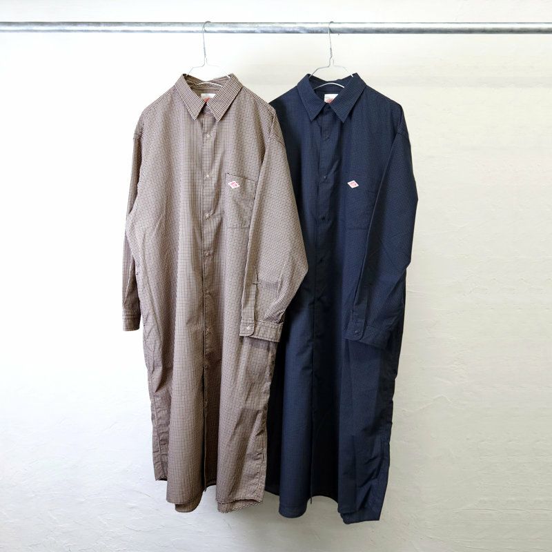 Ra9/ダントンDANTON/ワンピース/プランサーボタンシャツワンピースPLAID/DT-G0106PPU/レディース【正規取扱】