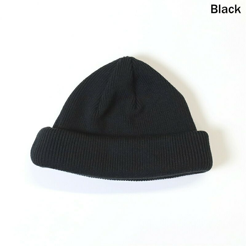 ★美品！希少！ FR2GOLF ブラック ニット帽★ ラカル RACAL/ロール ニットキャップ RL-18-935/ニット帽 帽子