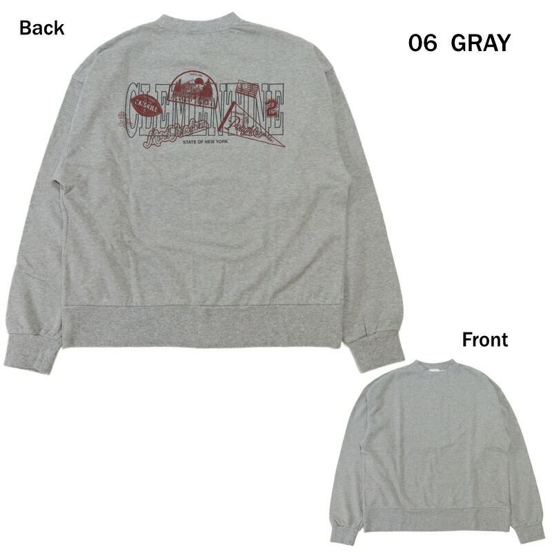 シンゾーンShinzone/スウェット/クレメンタインスウェットシャツ/25AMSCU14/レディース【正規取扱】