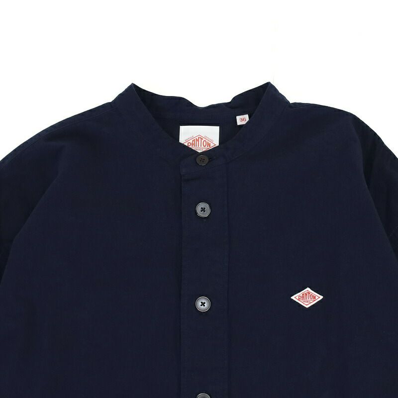 Ra9/ダントンDANTON/ワンピース/コットンポプリンバンドカラーチュニック/DT-B0342MUG/レディース【正規取扱】