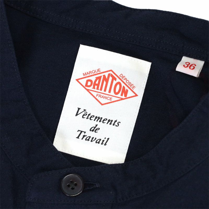 Ra9/ダントンDANTON/ワンピース/コットンポプリンバンドカラーチュニック/DT-B0342MUG/レディース【正規取扱】