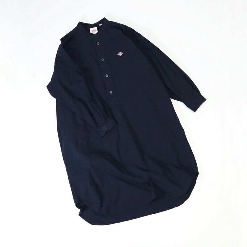 Ra9/ダントンDANTON/ワンピース/コットンポプリンバンドカラーチュニック/DT-B0342MUG/レディース【正規取扱】