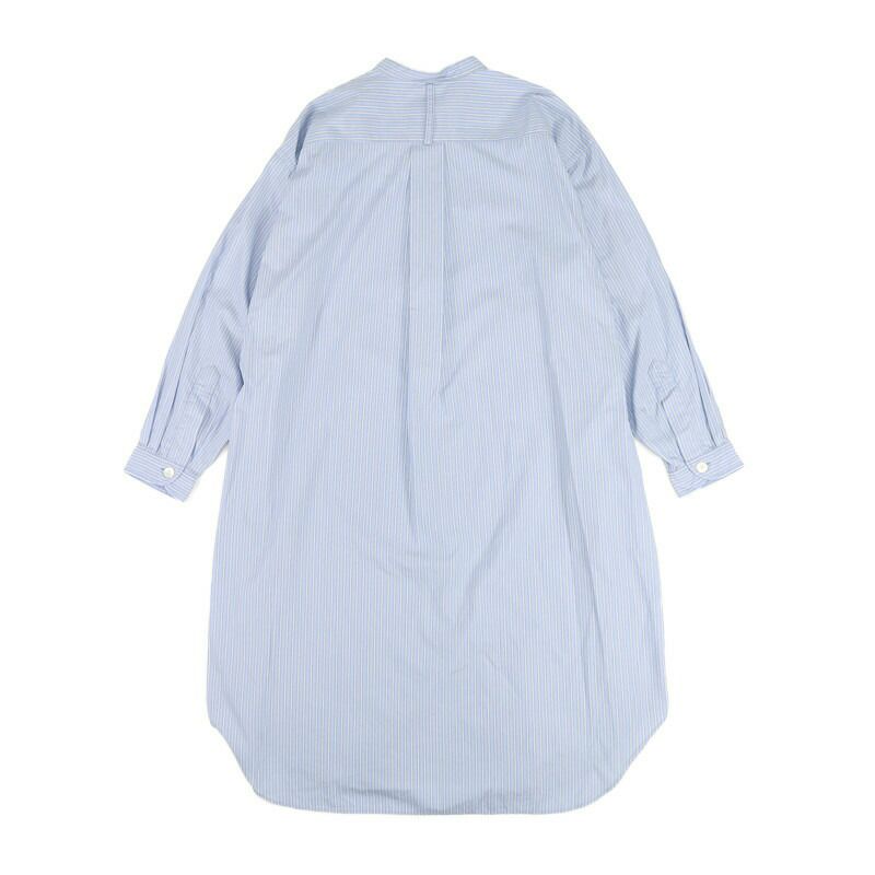 Ra9/ダントンDANTON/ワンピース/コットンポプリンバンドカラーチュニックストライプ/DT-B0342RPL/レディース【正規取扱】