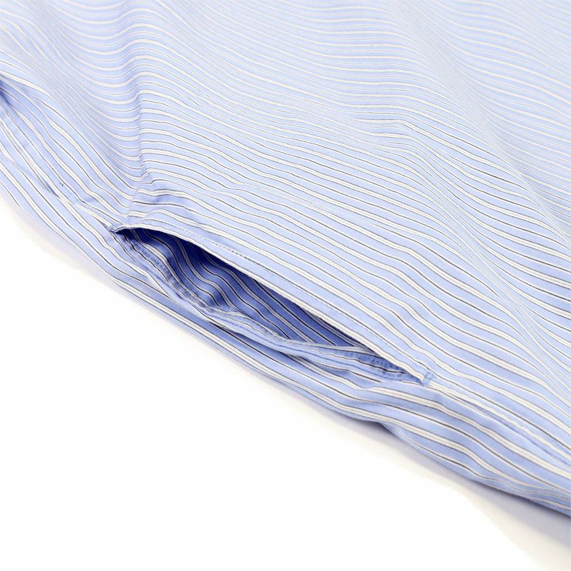 Ra9/ダントンDANTON/ワンピース/コットンポプリンバンドカラーチュニックストライプ/DT-B0342RPL/レディース【正規取扱】