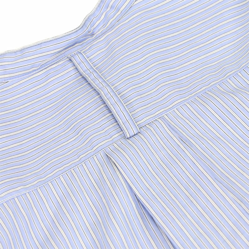 Ra9/ダントンDANTON/ワンピース/コットンポプリンバンドカラーチュニックストライプ/DT-B0342RPL/レディース【正規取扱】