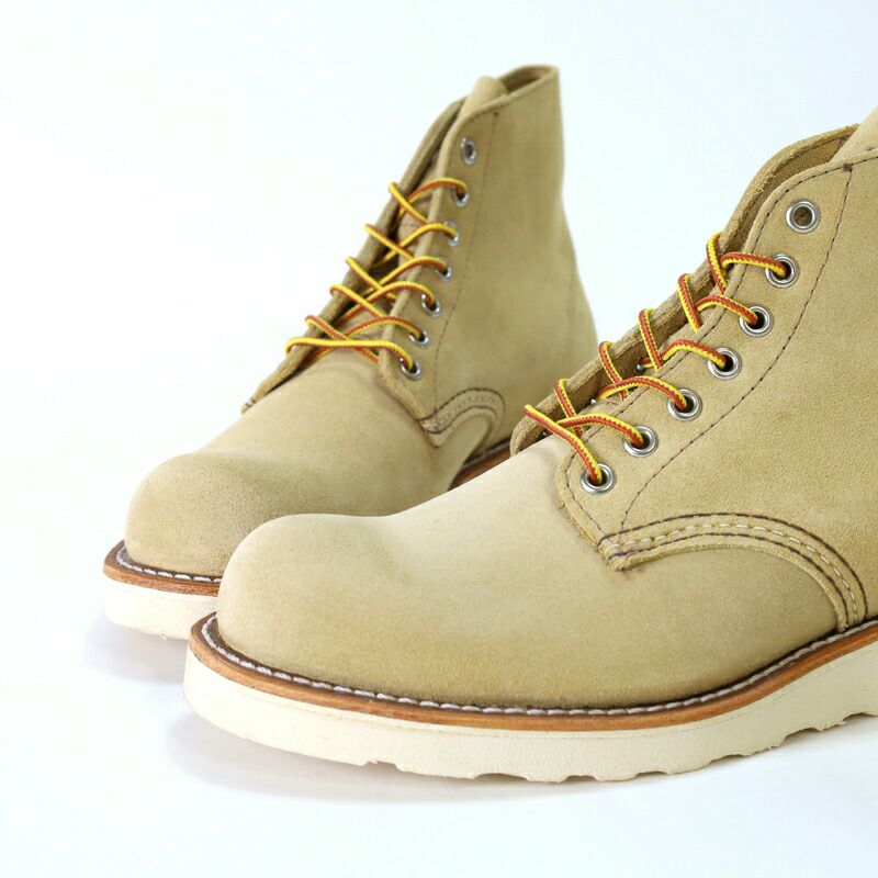Ya2/レッドウイングREDWING/ブーツ/6インチクラシックラウンドベージュ・サンド/「ハトメ」仕様/8167/メンズ【正規取扱】
