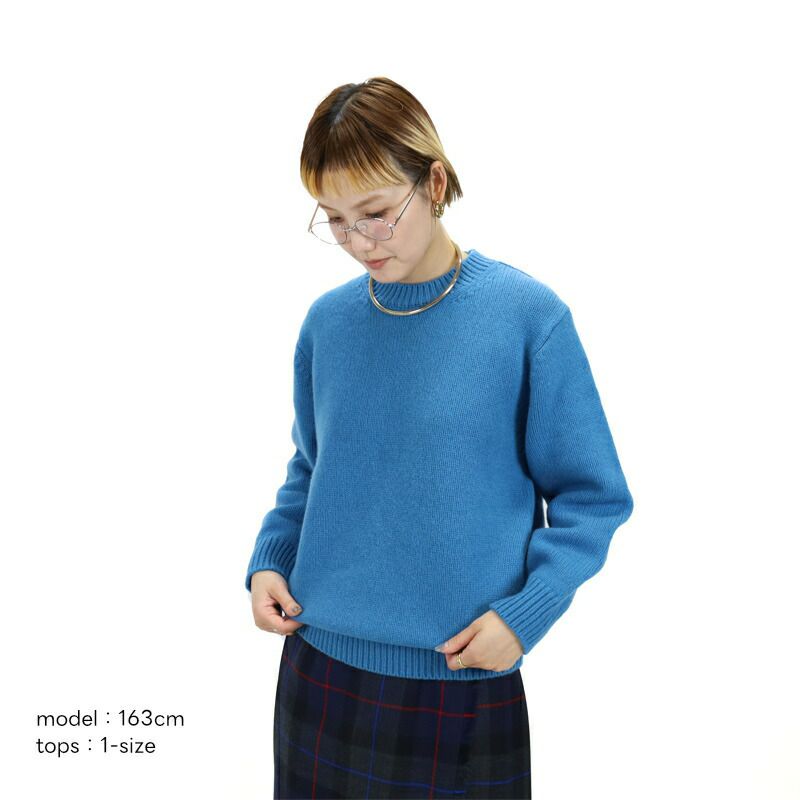 Ya2/ヨネトミYonetomi/ニット/ソフトラムウールニットプルオーバー/95-254-050/レディースメンズ【正規取扱】